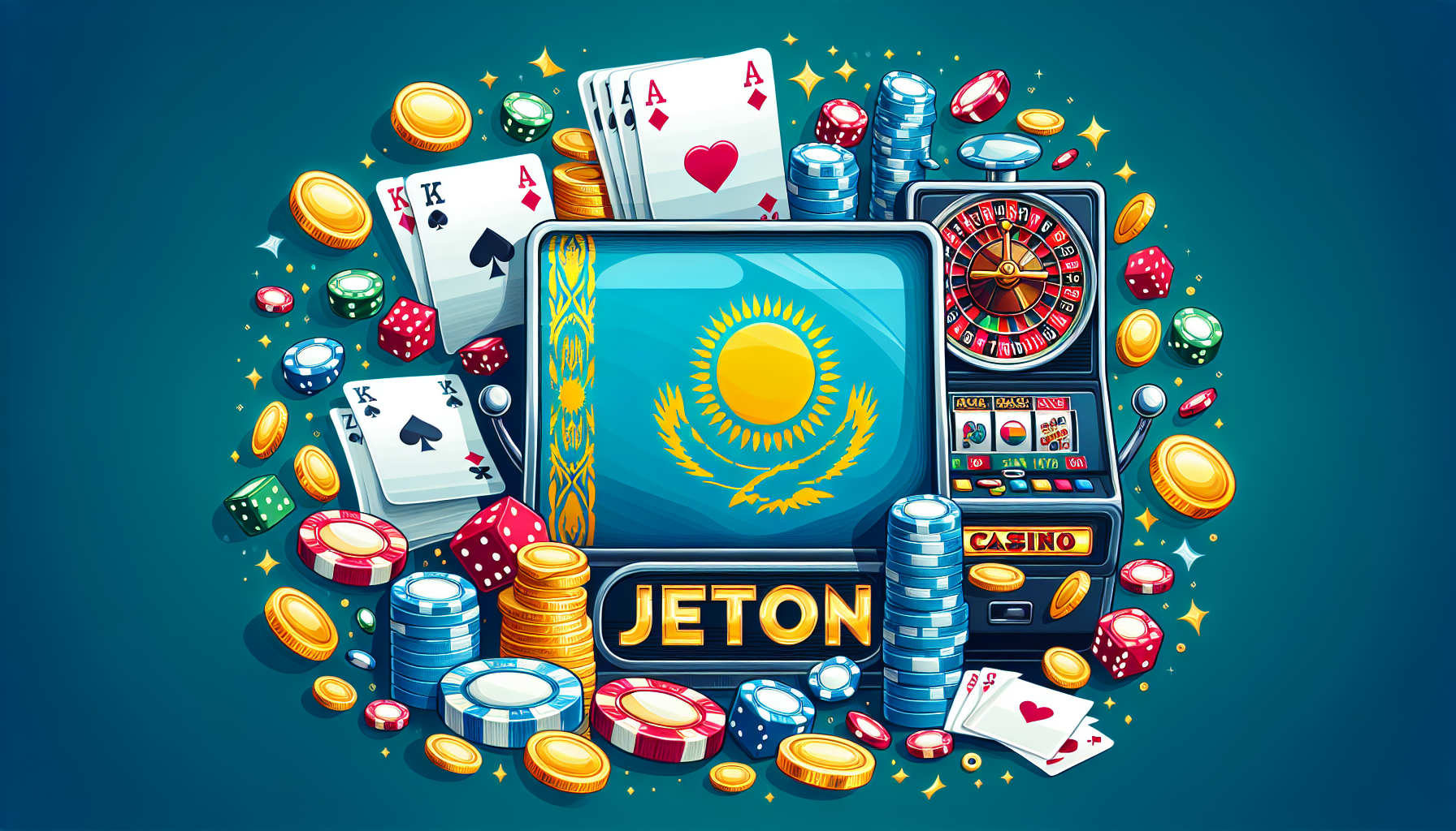 Логотип онлайн казино JetTon на темном фоне